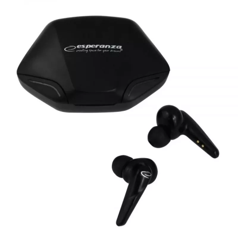 Esperanza EH231K ausinės/ausinės su mikrofonu Belaidės Į ausis Skambučiai/Muzika Micro-USB Bluetooth Juoda