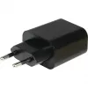 Įkroviklis PD-2020, USB-C įkroviklis (juodas, be laido, PD 20 W, greitasis įkrovimas 3.0)