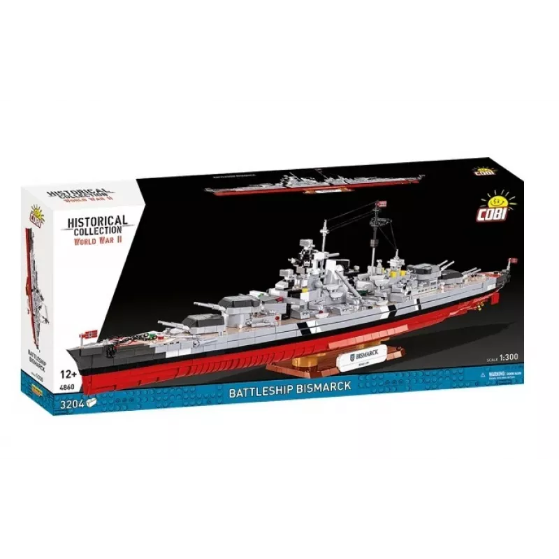 Konstruktorius Cobi Battleship Bismarck modelis su 3204 dalių - Cobi CO BI-4860