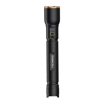 Žibintuvėlis Duracell DF6000R Gift Box — rankinis įkraunamas žibintuvėlis, juodas
