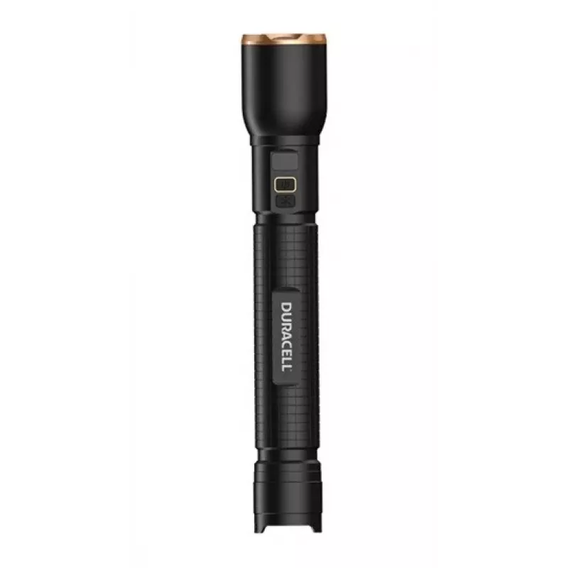 Žibintuvėlis Duracell DF6000R Gift Box — rankinis įkraunamas žibintuvėlis, juodas