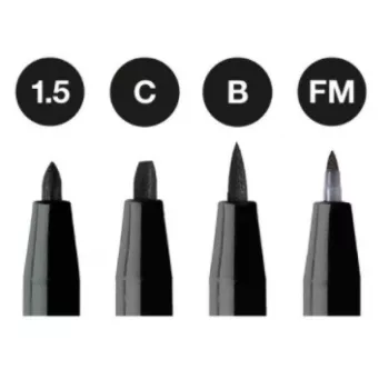 Flomasteris Faber-Castell 167153 — flomasteris, juodas, vienas vienetas