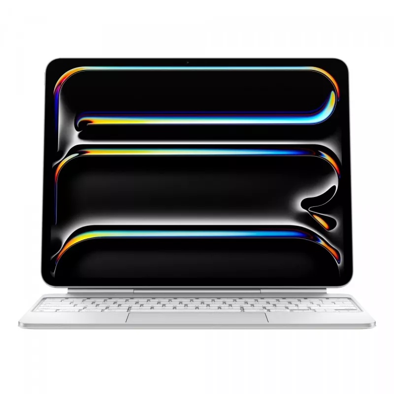 „Apple Magic klaviatūra“, skirta „iPad Pro 13 colių M4“, belaidė, QWERTY, balta