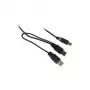 Synergy 21 S215325 - 1 m - USB B - 2 x USB A - USB 2.0 - vyriška/vyr. - juoda