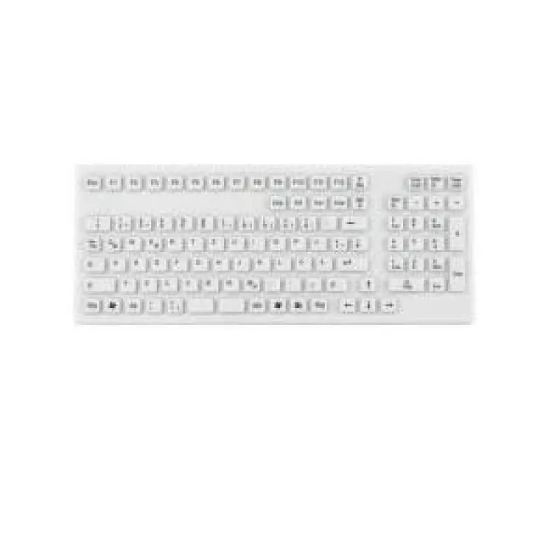 Klaviatūra GETT KG19268 USB QWERTZ vokiška balta