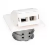 Digitus FTTH šviesolaidinis į sieną įleidžiamas išvadas DN-93201 SC/LC adapteris 86x30x86mm