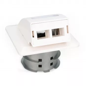 Digitus FTTH šviesolaidinis į sieną įleidžiamas išvadas DN-93201 SC/LC adapteris 86x30x86mm