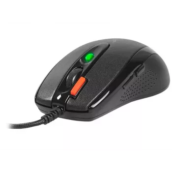 Žaidimų pelė A4Tech X-7120 USB Type-A abiem rankoms tinkama 2000 DPI, 3 ms, laidinė, juoda