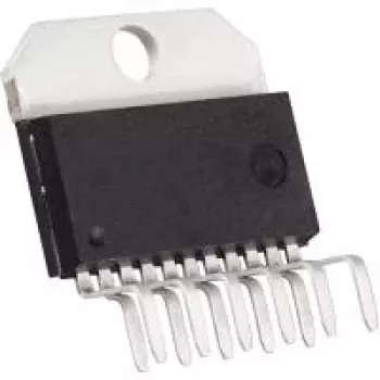 Garso galios stiprintuvo integrinis grandynas Texas Instruments LM3886T, vieno kanalo, TO-220-11 korpusas