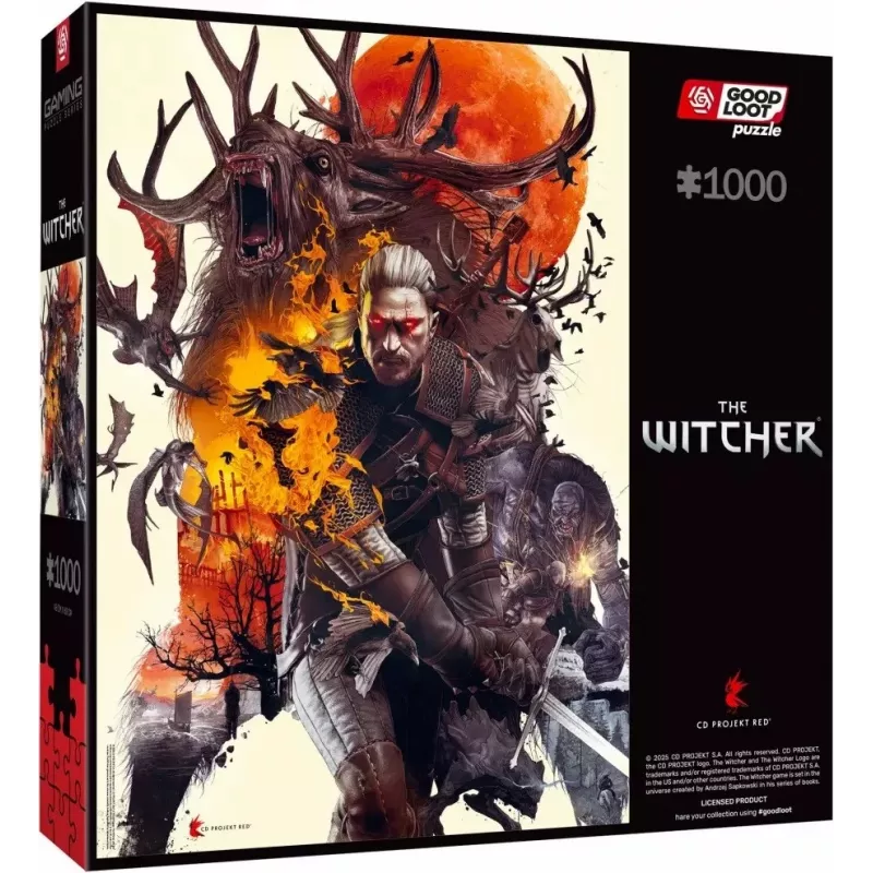 Good Loot Gaming Puzzle: The Witcher Monsters, 1000 vnt.
