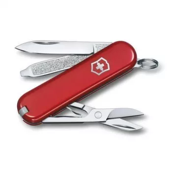 Daugiafunkcis peilis Victorinox 0.6223.G Raudonas Užrakinamas peilis Drop point