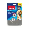 Rankšluostis VILEDA Pet Wipes 172650 450x700 mm, poliesteris, skalbiamas mašinoje, pilkas