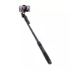 Trikojis selfie lazda Crong CRGSGU1BLK aliuminė Bluetooth su sulankstomomis kojelėmis ir telefono laikikliu
