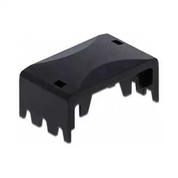 Keystone Module DeLOCK 86468 plokščias Juoda RJ-12