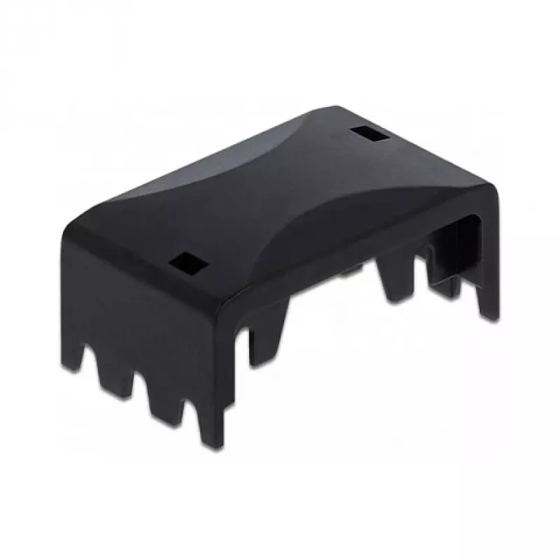 Keystone Module DeLOCK 86468 plokščias Juoda RJ-12