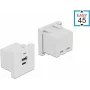 Kištukinis lizdas USB A + USB C DeLOCK 81313