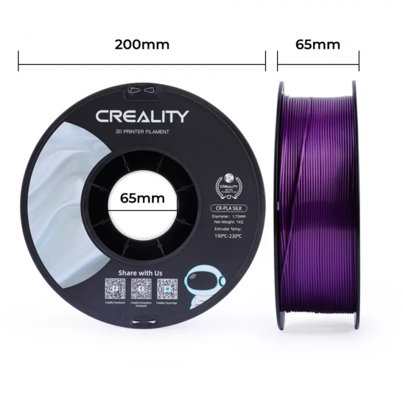 3D spausdinimo medžiaga Creality 3D 3301120005 Šilkinė Violetinė 1 kg