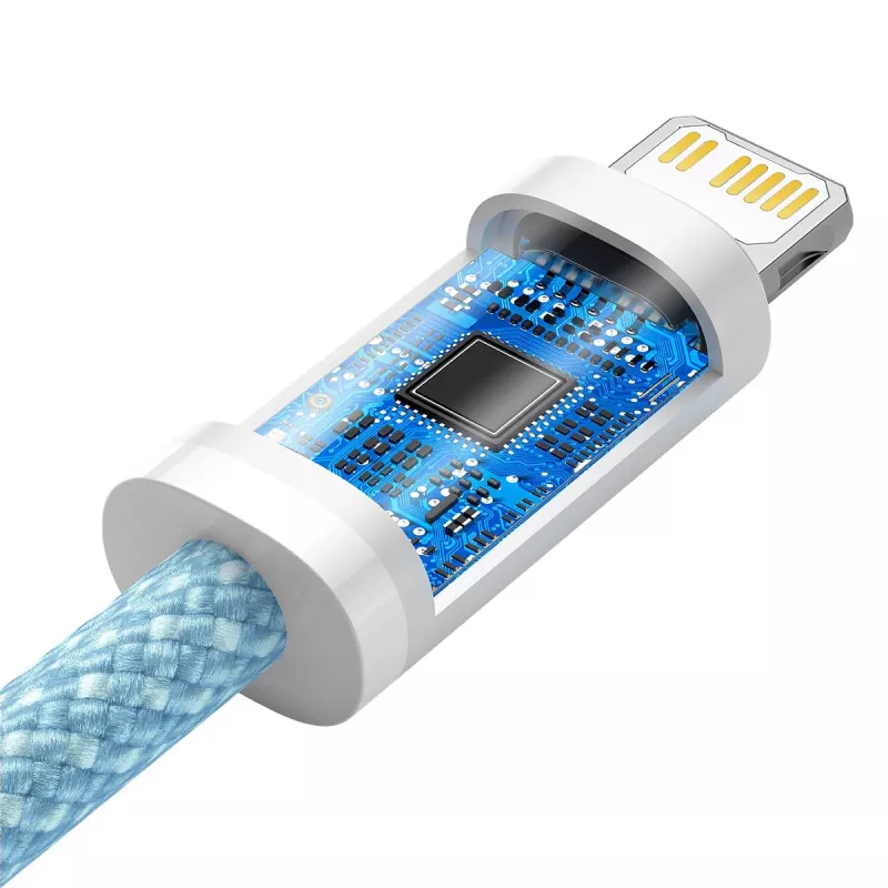 USB-C laidas, skirtas „Lightning Baseus Dynamic Series“, 20 W, 1 m (mėlynas)