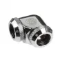 BitsPower Multi-Link Adapter 90° dviem 12mm AD — BP-E90DML, blizgaus sidabro