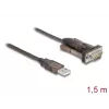 Adapter USB 2.0 Type-A į Serial RS-232 D-Sub 9 kontaktų kištukas DeLOCK 62646
