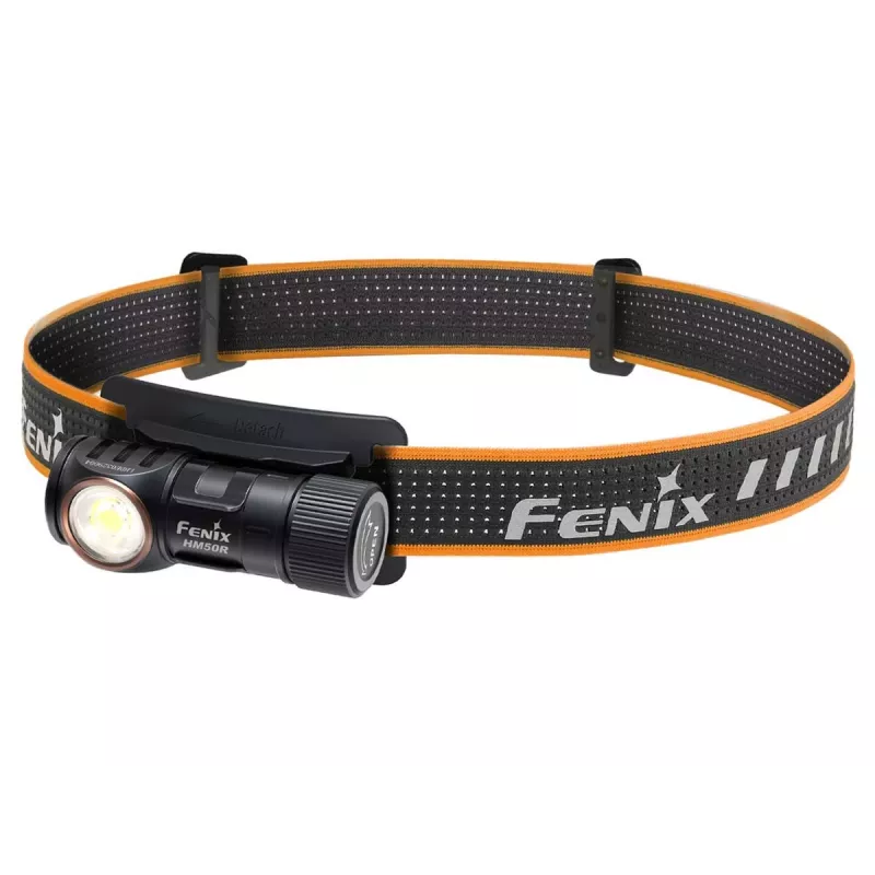 Ant galvos nešiojamas žibintuvėlis Fenix HM50R V2.0 juodas LED aliuminis IP68