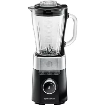 Stacionarus plaktuvas Rommelsbacher MX 1260 — 1200 W, 1,5 l, juodas / nerūdijantis plienas