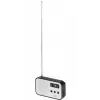 Nešiojamasis skaitmeninis radijas Adler AD 1907 — AM/FM, skaitmeninis imtuvas, žadintuvas, USB-C, 600 mAh baterija, LCD, 20 išsaugotų stočių, teleskopinė antena