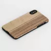 man and wood išmaniojo telefono dėklas iPhone X/XS – senovinė alyvuogių juoda