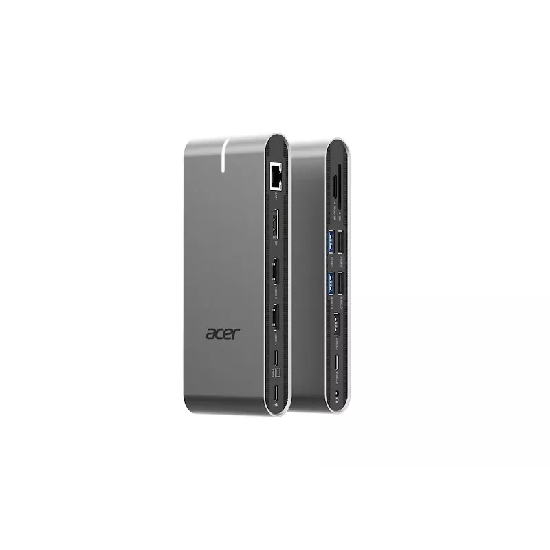 Acer Type-C Universal Docking Statio 15in1 (USB-C, 15 prievadų), prijungimo stotelė + USB šakotuvas