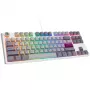 Ducky One 3 TKL klaviatūra, žaidimams, USB, JAV anglų k., sidabrinė