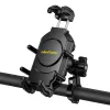 Pasyvus laikiklis UleFone Armor Mount Pro mobiliesiems telefonams — laikiklio laikiklis, dviračiams ir paspirtukams, juodas