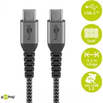 Goobay 49302 USB laidas juodas
