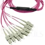 Šviesolaidinis kabelis CBO SFP6142FU1MKB — 1 m OM4 MTP (4×SC) violetinis