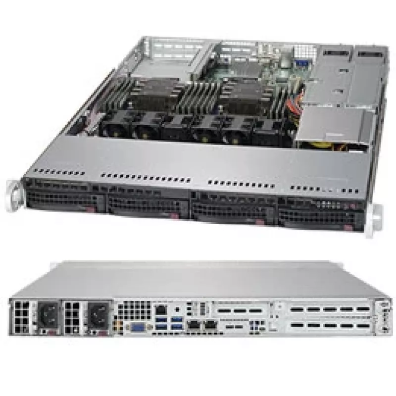 SuperServer SYS-6019P-WTR X11DDW-L 1U 4x3.5