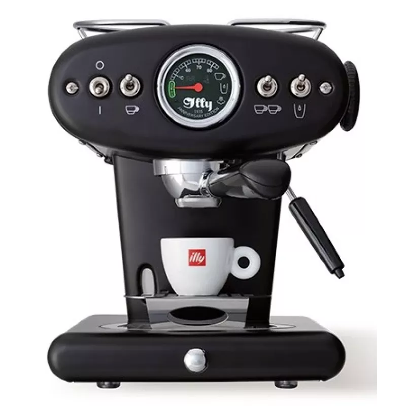 „illy X1 Anniversary“ kavos aparatas maltai kavai ir E.S.E. pagalvėlėms (juodas)