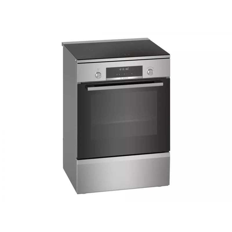 Bosch Viryklė HLS79Y351U 6 serija, kaitlentės tipas: indukcinė, orkaitės tipas: elektrinė, nerūdijantis plienas, plotis 60 cm, grilis, LCD, 63 L, gylis 60 cm