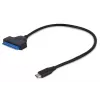 Gembird AUS3-03 USB laidas 0,2 m USB 2.0 C juodas