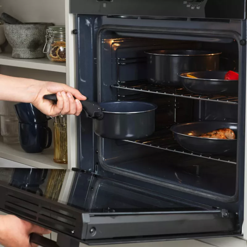 Indų rinkinys Russell Hobbs RH03319EU7, 5 dalių nelipnios keptuvės, tinkamos plauti indaplovėje