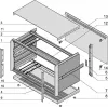 SCHROFF KomplettEnclosure, neekranuotas - PROPAC PRO Enclosure.3HE 28TE 266T (24576001)