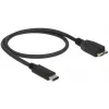 USB laidas DeLOCK 0,5 m USB3.1 C - MicroUSB3.1 B