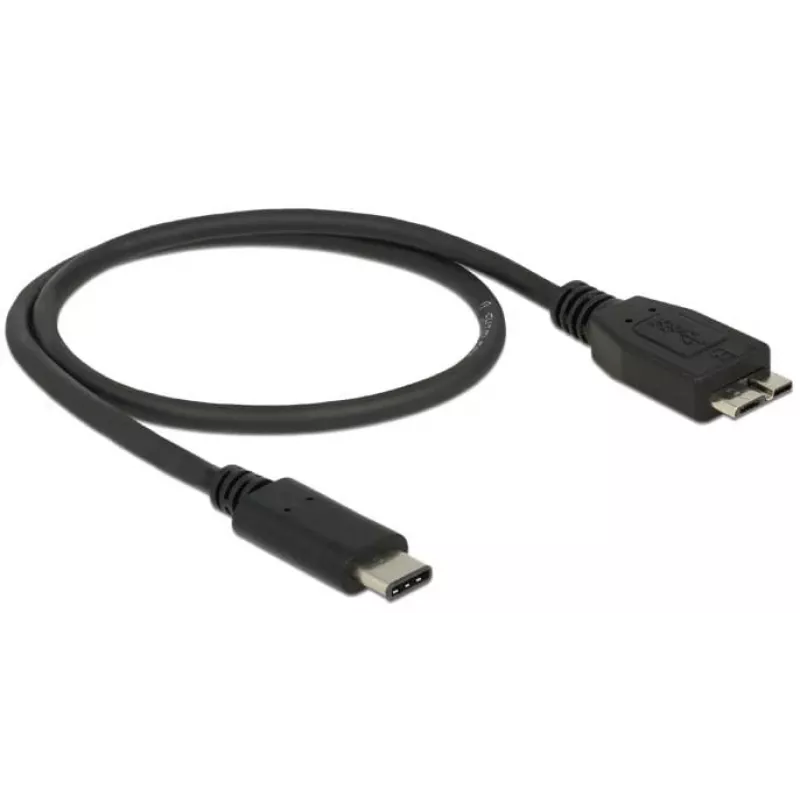 USB laidas DeLOCK 0,5 m USB3.1 C - MicroUSB3.1 B