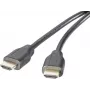 SpeaKa Professional HDMI jungiamasis kabelis 1,50 m, garso grąžinimo kanalas, paauksuoti kištuko kontaktai, juodas [1x HDMI kištukas – 1x HDMI kištukas] (SP-9001756)