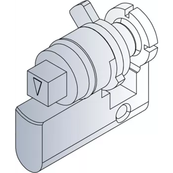 Schroff cilindras 8MM kvadratinis antgalis (27230063)