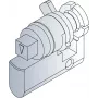 Schroff cilindras 8MM kvadratinis antgalis (27230063)