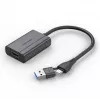 Kabelio adapteris Vention ACYHB — USB-C + USB-A į HDMI, pilkas