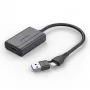 Kabelio adapteris Vention ACYHB — USB-C + USB-A į HDMI, pilkas