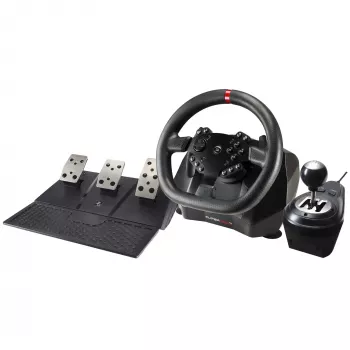 No name Subsonic Superdrive GS 950-X lenktynių vairas – suderinamas su PC, PS4, Xbox One, Xbox Series X/S