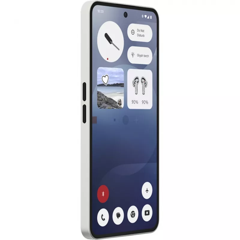 Nothing Phone (3a) 17.2 cm (6.77) Dviguba SIM Android 15 5G USB Type-C 12 GB 256 GB 5000 mAh Balta