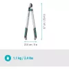 Gardena genėjimo žirklės EasyCut L pilka/turkio 50cm (12031-88)