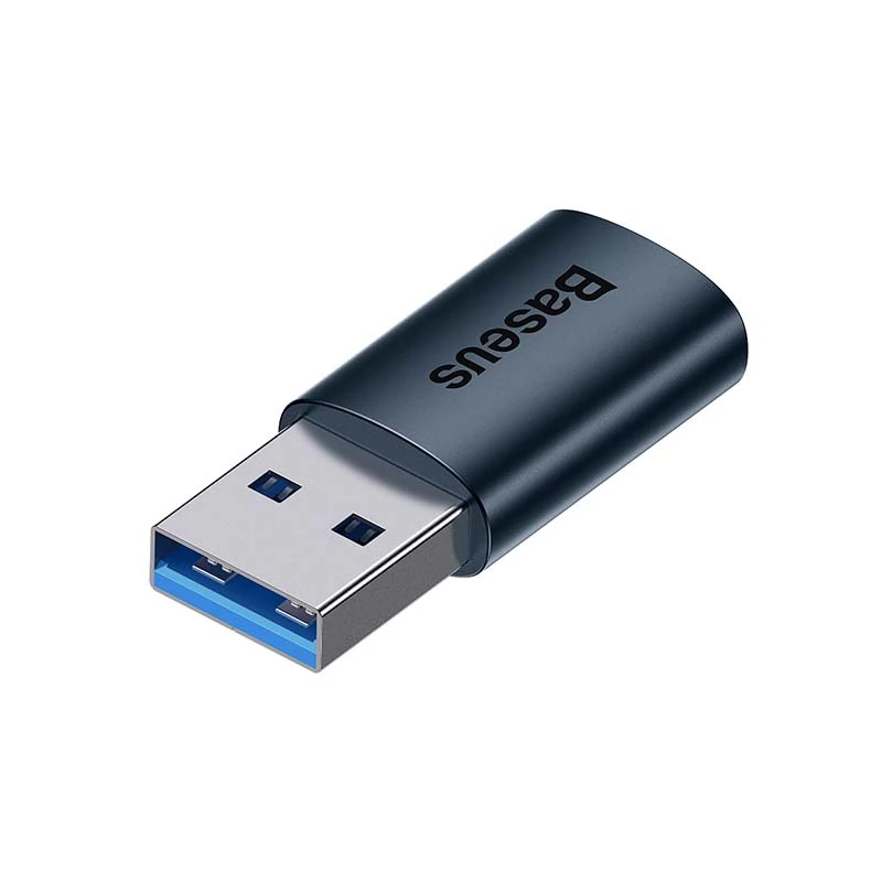„Baseus Ingenuity“ USB-A į USB-C adapteris OTG (mėlynas)